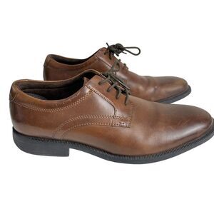 Nunn Bush Devine Plain Toe Oxford Leather Gel Comfort  84723 Men Size 8